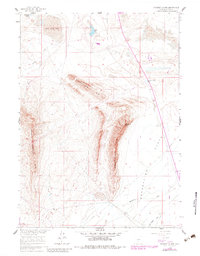 Separation Rim 1960 topographic map thumbnail