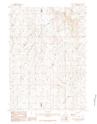 Seven L Creek East 1984 topographic map thumbnail