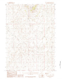 Seven L Creek West 1984 topographic map thumbnail