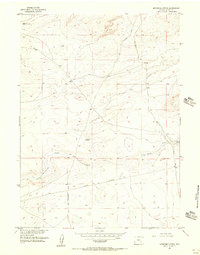 Sevenmile Spring 1955 topographic map thumbnail