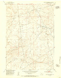 Seventy-one Reservoir 1952 topographic map thumbnail
