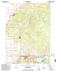 Shadow Mountain 1996 topographic map thumbnail