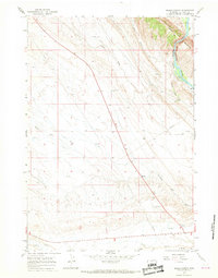 Sheep Canyon 1966 topographic map thumbnail