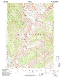 Sheep Mesa 1991 topographic map thumbnail