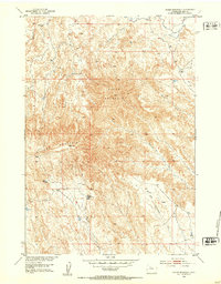 Sheep Mountain 1951 topographic map thumbnail