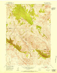 Sheep Ridge 1952 topographic map thumbnail