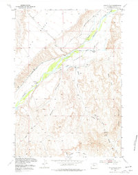 Sheets Flat 1951 topographic map preview