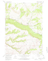 Shell Falls 1960 topographic map thumbnail
