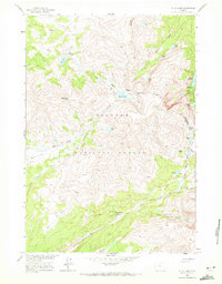 Shell Lake 1960 topographic map thumbnail