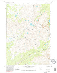 Shell Lake 1960 topographic map preview