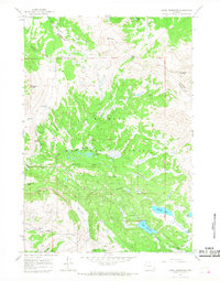 Shell Reservoir 1964 topographic map thumbnail
