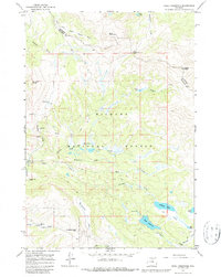 Shell Reservoir 1964 topographic map thumbnail