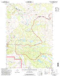 Shell Reservoir 1993 topographic map thumbnail