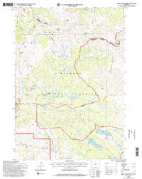 Shell Reservoir 1993 topographic map thumbnail