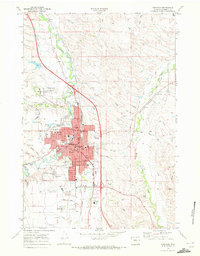 Sheridan 1968 topographic map thumbnail