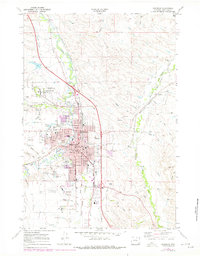 Sheridan 1968 topographic map thumbnail