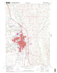 Sheridan 1968 topographic map thumbnail