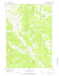 Sheridan Pass 1965 topographic map thumbnail