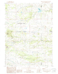 Sherman Mountains East 1987 topographic map thumbnail