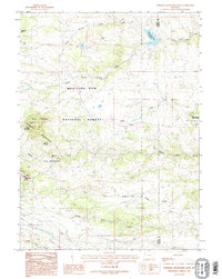 Sherman Mountains East 1987 topographic map thumbnail