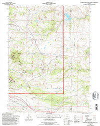 Sherman Mountains East 1992 topographic map thumbnail