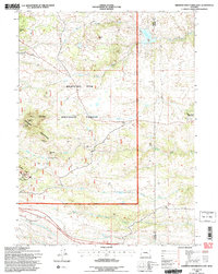 Sherman Mountains East 1992 topographic map thumbnail