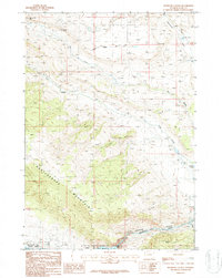 Shoshone Canyon 1987 topographic map thumbnail