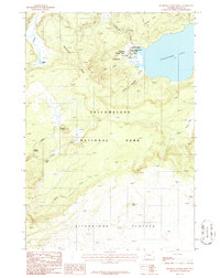 Shoshone Geyser Basin 1986 topographic map thumbnail
