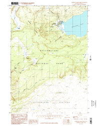 Shoshone Geyser Basin 1986 topographic map thumbnail