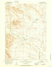 Shotgun Butte 1950 topographic map thumbnail