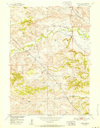 Sibley Peak 1951 topographic map thumbnail