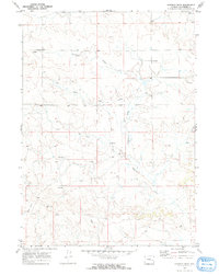 Simpson Draw 1970 topographic map thumbnail