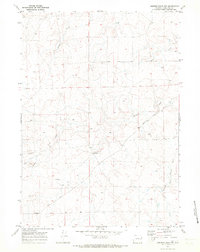 Simpson Draw NW 1970 topographic map thumbnail