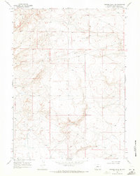 Simpson Gulch SW 1968 topographic map thumbnail