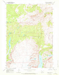 Simpson Lake 1968 topographic map thumbnail