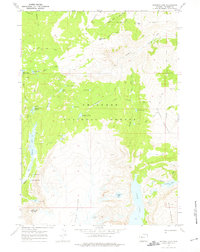 Simpson Lake 1968 topographic map thumbnail