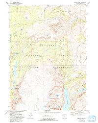 Simpson Lake 1968 topographic map thumbnail