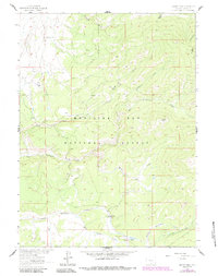 Singer Peak 1961 topographic map thumbnail