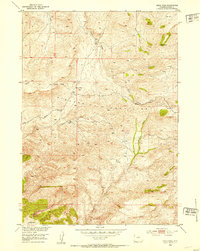 Sioux Pass 1952 topographic map thumbnail