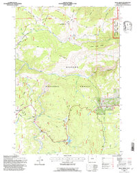 Skull Ridge 1993 topographic map thumbnail