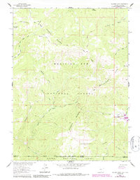 Solomon Creek 1961 topographic map thumbnail