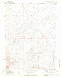 South Barrel Spring 1970 topographic map thumbnail