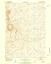 South Butte 1953 topographic map thumbnail