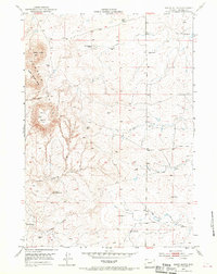 South Butte 1953 topographic map thumbnail