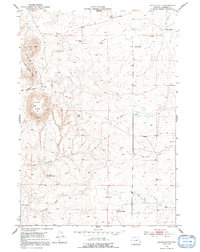 South Butte 1953 topographic map thumbnail