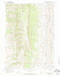 South Fork Mountain 1967 topographic map thumbnail