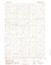 South Fork Reservoir 1984 topographic map thumbnail