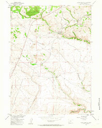 South Pass City 1953 topographic map thumbnail