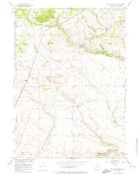 South Pass City 1953 topographic map thumbnail