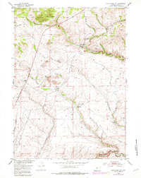South Pass City 1953 topographic map thumbnail